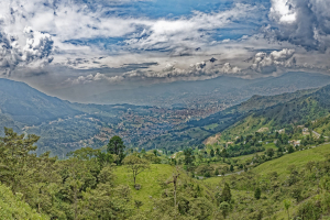 Mirador de Santa Elana Mountains in Columbia