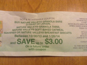 I first saw these "not coupons" like this one in 2013.