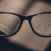 glasses magnifying fine print
