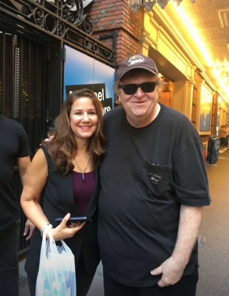 Michael Moore and female fan
