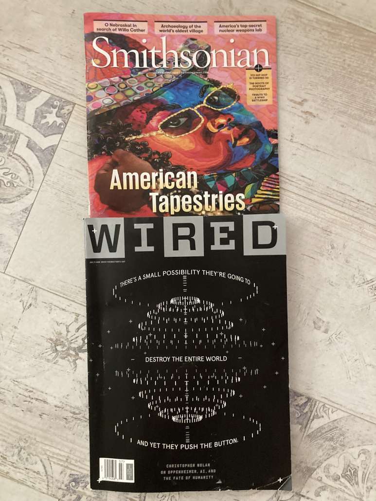 Get new content ideas from mags like Smithsonian and Wired.